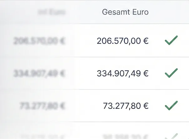 Zaster markiert korrekte Rechnungspositionen automatisch als geprüft